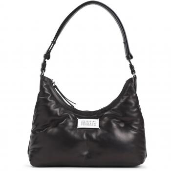Maison Margiela Women's Glam Slam Small Hobo Bag in Black | SB3WG0024P4300