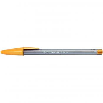 Bolígrafo BIC Cristal Fun de Color Naranja con Punta de 1.66mm