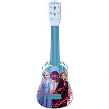 Disney Largo, Juguete niña a Partir de 3 años K200FZ Lexibook Frozen 2 Elsa Anna Olaf Mi Primera Guitarra para niñas, 6 Cuerdas de Nylon, 53 cm, Azul/Púrpura, Color, Talla Única