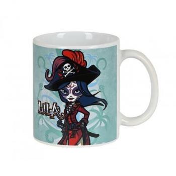 Taza Grande Catrinas Claire, Noelia y Lila 80x95cm Safta