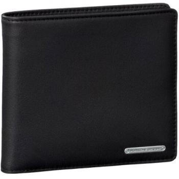 Porsche Design 09/18/19116-01 - Monedero de Cuero Unisex, Color Negro, Talla One Size