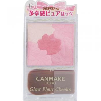 Canmake Glow Fleur Cheeks 17 Strawberry Milk Transparent Pink Glossy Blush