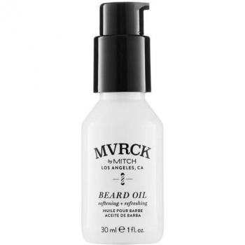 Paul Mitchell MVRCK Beard Oil 30ml - Men's grooming product, nourishing beard oil, hydrating formula, lightweight texture, non-greasy finish, designed for softening and conditioning facial hair, suitable for all beard types