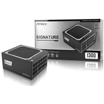 Antec Signature Platinum 1300W PSU, Fully Modular, Fluid Dynamic Fan, 80+ Platinum Efficiency, Zero RPM Mode, Hybrid Design Features with OC Link Capability