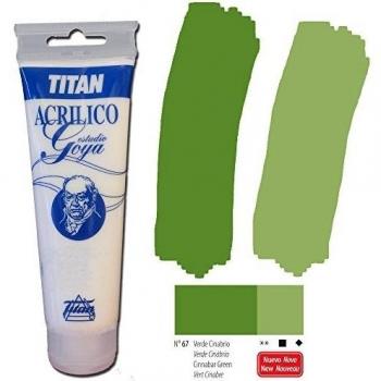 ACRÍLICO GOYA ESTUDIO VERDE CINABRIO 125 ML Nº 67