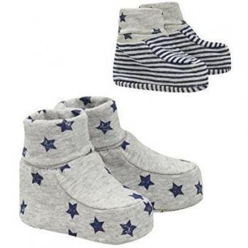 Döll Babyschuhe Zum Wenden Jersey, Calcetines para Bebés, Azul