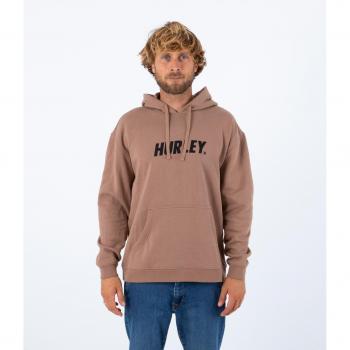 Sudadera con Capucha Hurley Fastlane Solid para Hombre, Tejido Suave y Cálido, Color Taupe Haze