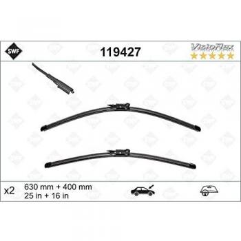 Limpiaparabrisas SWF Visioflex 119427, 630mm y 400mm, Delantero, 2 Piezas para ALFA ROMEO