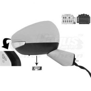 Espejo retrovisor VAN WEZEL 0979828, tipo: espejo retrovisor, características: fabricado por VAN WEZEL, número de referencia 0979828, diseñado para vehículos específicos, incluye soporte de montaje y cristal reflect