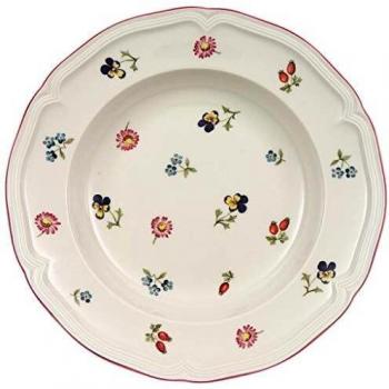 Villeroy & Boch Petite Fleur 1023952700 Plato Hondo, Porcelana, Rojo