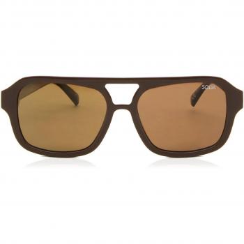 Soda Shades BIANCA Coffee Men's Sunglasses Brown 54mm