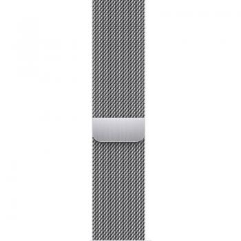 Apple Watch Series 6 Silver Stainless Steel Case with Milanese Loop