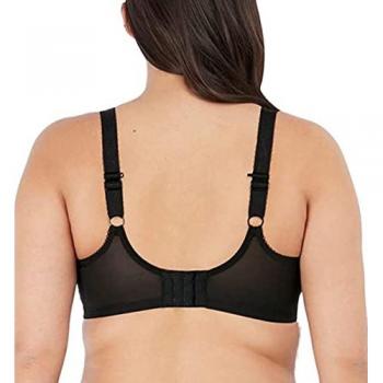 Elomi Charley Plunge Firm Underwire Bra Black G-H Cup