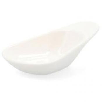 Bandeja de Aperitivos Quid Select Blanco Cerámica 10,5 cm (Pack de 6 Unidades)