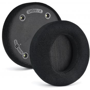 Almohadillas de Repuesto de Terciopelo para Auriculares Philips Audio Fidelio X2 y X1 - Color Negro