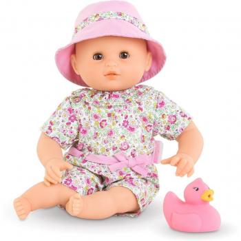 Muñeca Corolle Baño Coralie de 30 cm con Cuerpo Blandito y Accesorios
