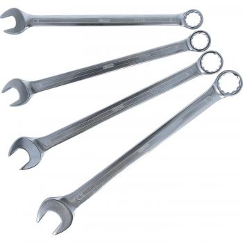 Juego de llaves de anillo extra largas, 4 piezas, 34-46 mm