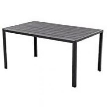 VDC Mesa Aluminio POLYWOOD Negro/Gris Douglas