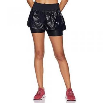 PUMA Blast 2in1 Short Pantalones Cortos, Mujer, Negro Black/Metallic, M