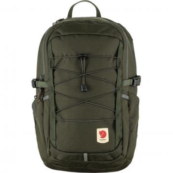 Mochila Fjällräven Skule 20L Verde Bosque - Capacidad de 20 litros, material resistente al agua, diseño ergonómico, múltiples compartimentos, correas ajustables y acolchadas, sistema de ventilación
