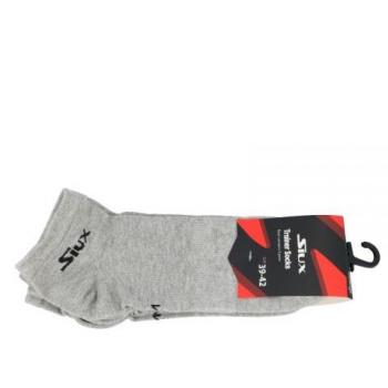 Calcetines Siux Dhaka Cortos - Pack Trío Confort Sin Límites, color gris, pack de 3 unidades, diseño corto, material cómodo y transpirable