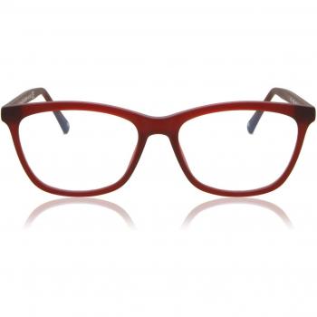 Gafas Anti-Azules Rectangulares Montura Completa de Plástico Rojas para Hombre - SmartBuy Collection