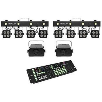 Eurolite Set 2X LED KLS-180 2X LED WF-40 DMX LED di Colore del Capo