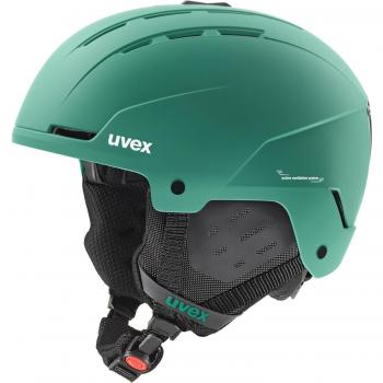 Casco Uvex Stance turquesa protón mate - 51-55, con visera, tamaño ajustable para cabezas de 51 a 55 cm
