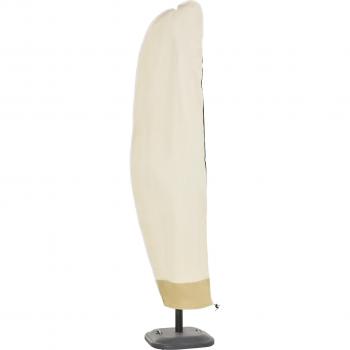 Funda Protectora de Sombrilla Outsunny Impermeable Beige Ø56x220 cm