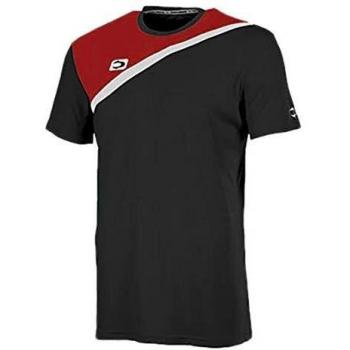John Smith ACIS Camisetas, Hombre, Negro/Rojo, S