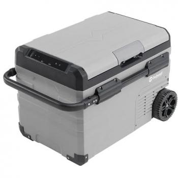 Nevera Portátil Rígida con Ruedas Outwell Arctic Frost 35 - 37.5L - 12V/230V - Negra y Gris