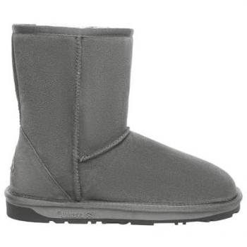 Botas Clásicas Cortas Kookaburra para Hombre - Suede Gris - Talla UK 14