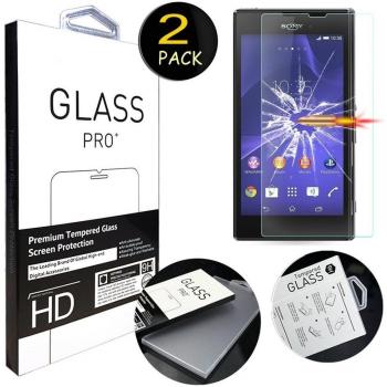 [2 Pack] Sony T3 Protector de Pantalla, MYTHOLLOGY Premium Cristal Vidrio Templado [Alta Transparencia] Protector de Pantalla para Sony Xperia T3