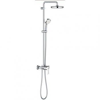 Grohe Tempesta Cosmopolitan 210 - Sistema de ducha con grifo monomando, alcachofa de 210 mm y teleducha de 100 mm con dos chorros
