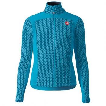 Castelli Maillot Manga Larga Sfida 2 Fz Mujer Azul Turquesa Celeste XS