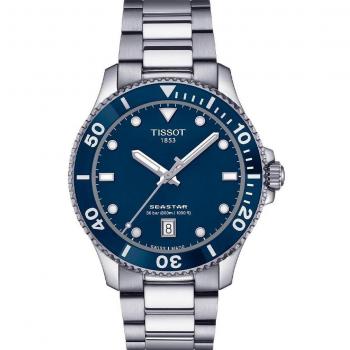 Tissot Seastar 1000 Men's Watch - 40mm, Blue Dial, T120.410.11.041.00, Water Resistant, Stainless Steel Case, Swiss Automatic Movement