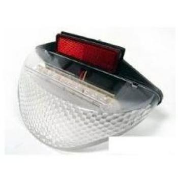 luz trasera Str8 Led para MBK Nitro/Yamaha Aerox/italiana Jet Dragster/CPI Hussar/Aprilia Rally, Blanco, con caracteres de prueba