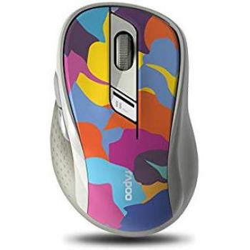 Rapoo M500 Silent Multi-Mode Wireless Optical Mouse 1600DPI Dark Red