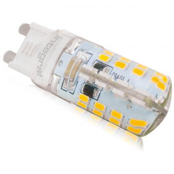 Unidades 5 G9 180 lumens 2,5 W EQ, a 20 W 4000 K 80cri 320° transparente