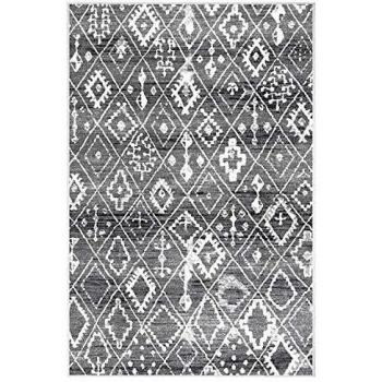Homemania - Alfombra Estampada Rock 1, Multicolor, de Poliamida, 80 x 200 cm