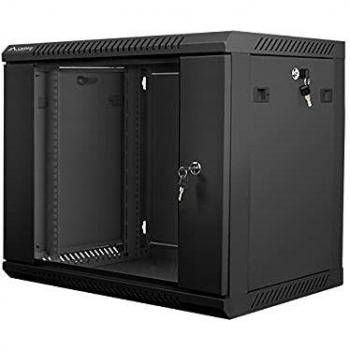 LANBERG Armario 9U 600X450X512 Auto ENSAMBLADO Rack 19 hasta 60 KG Negro