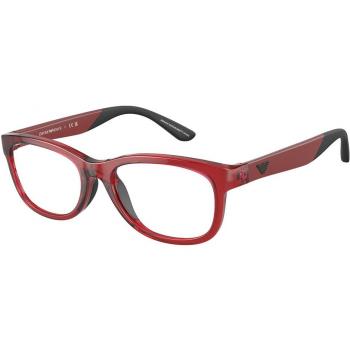 Emporio Armani EK3001F Asian Fit Kids 5440 Men's Eyeglasses Red Size 49 - Blue Light Block Available