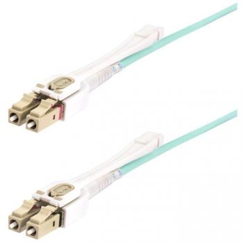 StarTech.com 3m (9.8ft) LC to LC (UPC) OM4 Multimode Fiber Optic Cable w/Push Pull Tabs 50/125m 100G Bend Insensitive Low Insertion Loss - LSZH