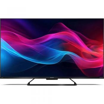 Televisor Smart TV Sharp 43 QLED 4K Ultra HD Google TV Wi-Fi Negra