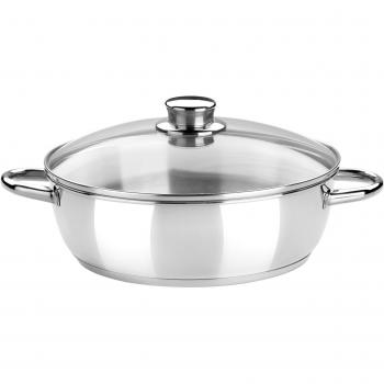 Monix Optima - Rustidera Optima 26 cm con tapa de cristal