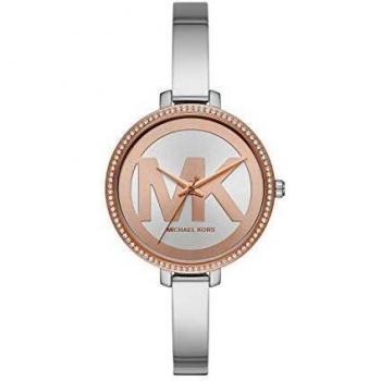 Michael Kors Reloj Analógico para Señoras de Cuarzo con Correa en Acero Inoxidable MK4546
