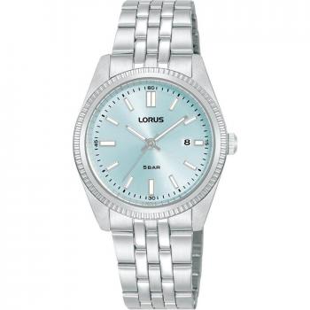 Lorus - Elegante reloj de mujer RJ275BX9 con correa plateada de acero inoxidable