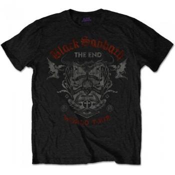 Camiseta unisex para adulto Black Sabbath The End Skull negra XL