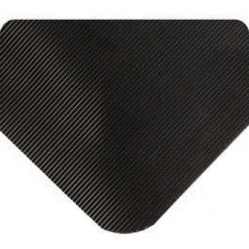WEARWELL 431.12 X 3 X 41bk spongecote Alfombrilla antifatiga, Biselado, Medium Duty, 91 cm x 1250 cm), color negro