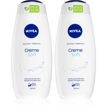 NIVEA Creme Soft Nourishing Shower Gel Economy Pack 2 x 500 ml